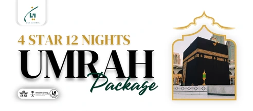 Premium 12 Nights 4 Star Umrah Package