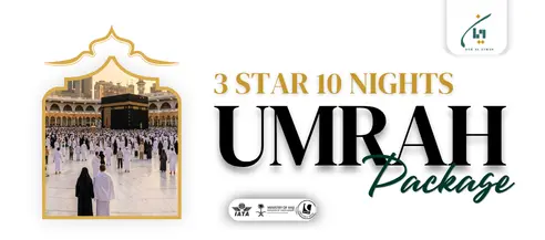 10 Nights Umrah Package 3 Star Accommodation