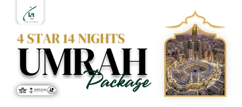 4 Star Umrah Package | 14 Nights Umrah