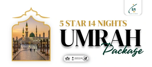 5 Star Accommodation with 14 Nights Umrah Package