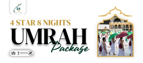 Umrah Package 8 Nights Stay | 4 Star Service Starting From £850/ Person